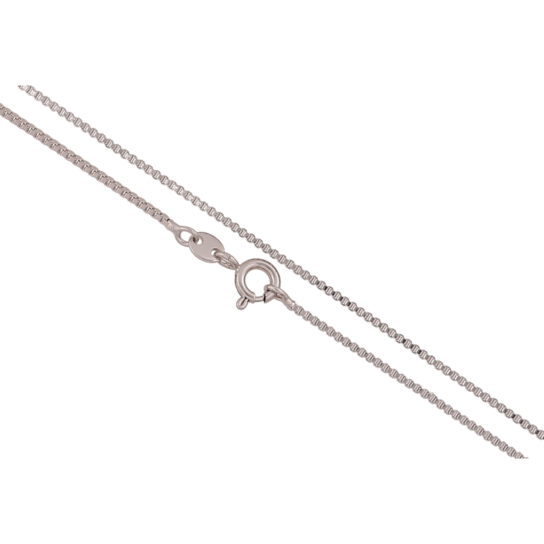 Цепочка Xuping цвет Родий "Плетение Венецианское" длина 45см х 1мм фото №1