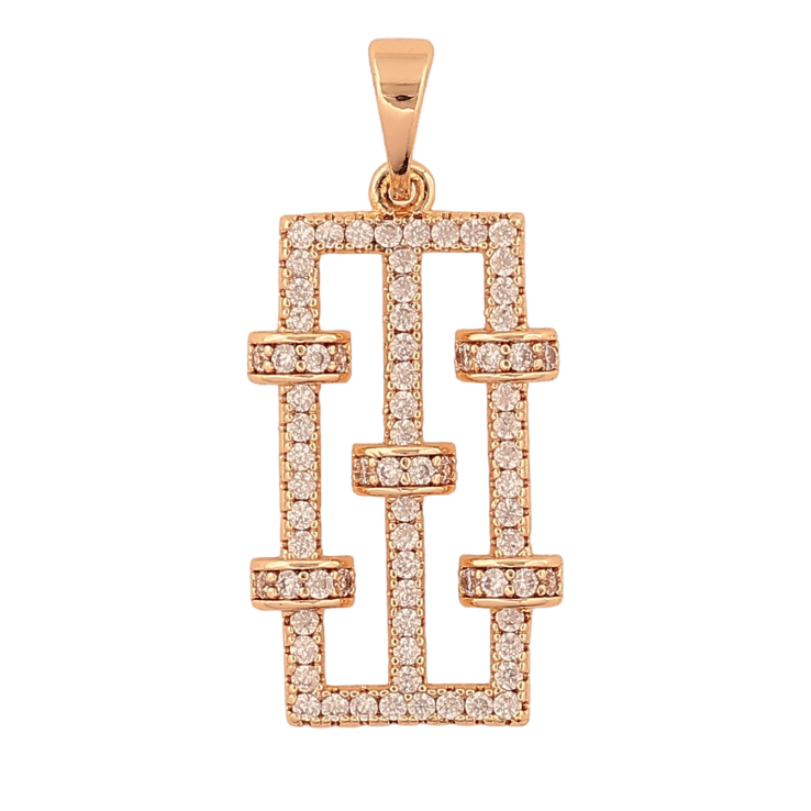 Кулон Xuping M&L колір 18K "Візерунок з інкрустацією кристалами" для ланцюжка до 5мм фото №16 Кулон Xuping M&L колір 18K "Візерунок з інкрустацією кристалами" для ланцюжка до 5мм фото №16