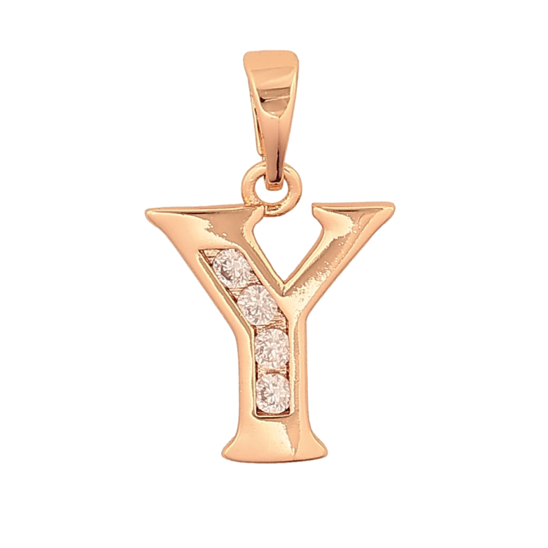 Кулон Xuping M&L цвет 18K "Буква Y" для цепочки до 5мм фото №2