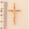 Кулон Xuping M&L колір 18K "Хрест з Розп'яттям" для ланцюжка до 5мм фото №2
