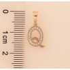 Кулон Xuping M&L колір 18K "Літера Q" для ланцюжка до 5мм фото №2