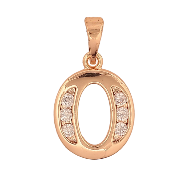 Кулон Xuping M&L цвет 18K "Буква О" для цепочки до 5мм фото №1