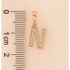 Кулон Xuping M&L колір 18K "Літера N" для ланцюжка до 5мм фото №2