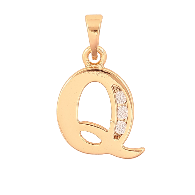 Кулон Xuping цвет Позолота 18K "Буква Q" для цепочки до 5мм фото №17 Кулон Xuping цвет Позолота 18K "Буква Q" для цепочки до 5мм фото №17