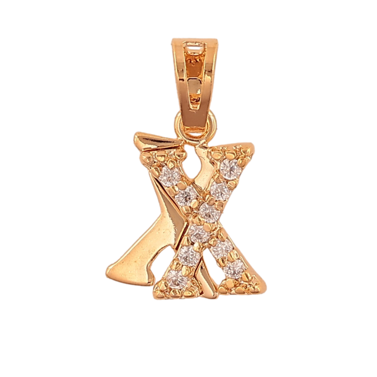 Кулон Xuping цвет Позолота 18K "Буква X с кристаллами" для цепочки до 5мм фото №12 Кулон Xuping цвет Позолота 18K "Буква X с кристаллами" для цепочки до 5мм фото №12