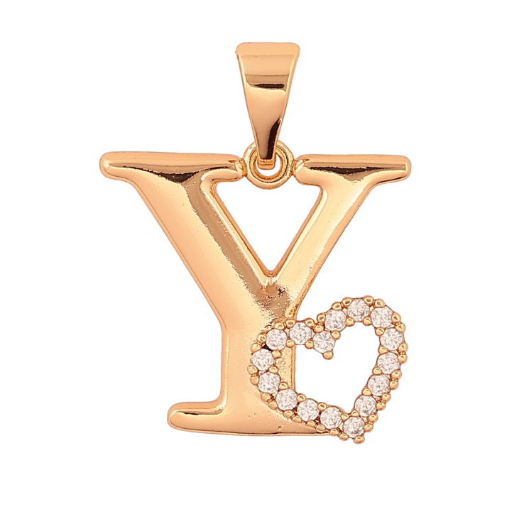 Кулон Xuping цвет Позолота 18K "Буква Y с сердечком" для цепочки до 7мм фото №22 Кулон Xuping цвет Позолота 18K "Буква Y с сердечком" для цепочки до 7мм фото №22