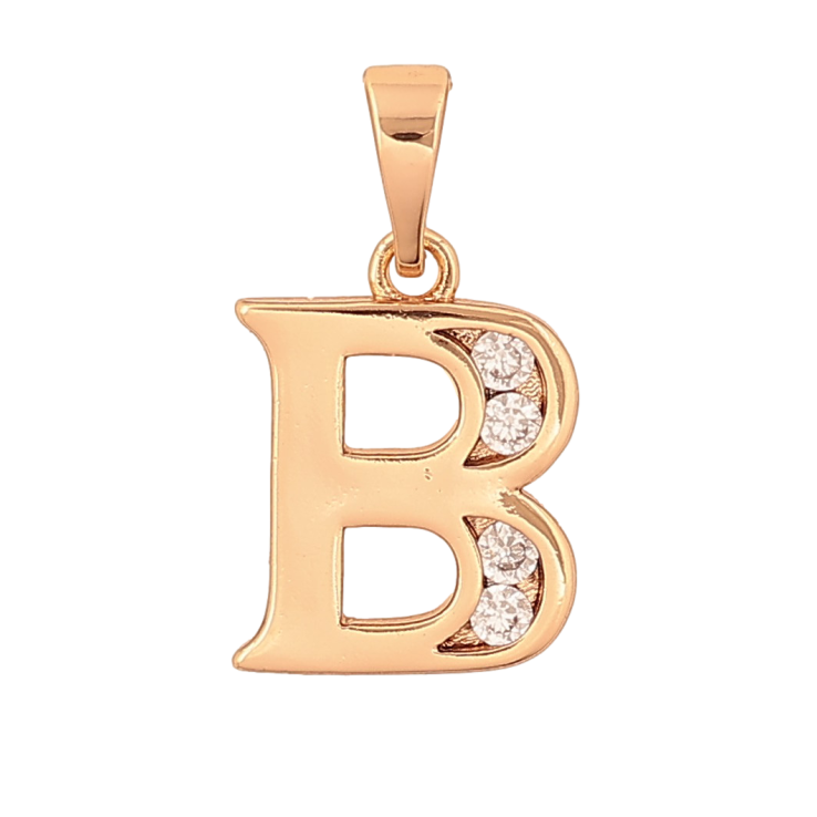 Кулон Xuping цвет Позолота 18K "Буква B" для цепочки до 5мм фото №24 Кулон Xuping цвет Позолота 18K "Буква B" для цепочки до 5мм фото №24