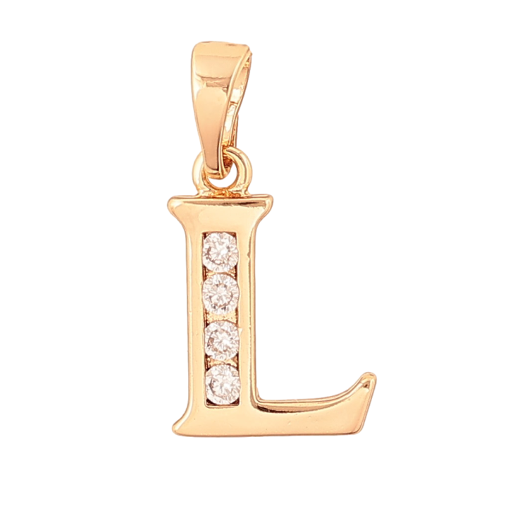 Кулон Xuping цвет Позолота 18K "Буква L" для цепочки до 5мм фото №10 Кулон Xuping цвет Позолота 18K "Буква L" для цепочки до 5мм фото №10
