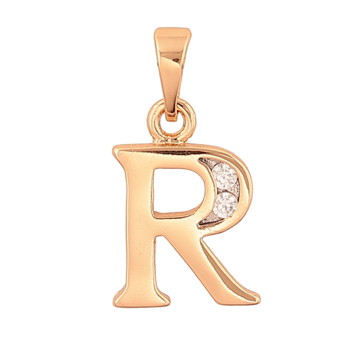 Кулон Xuping цвет Позолота 18K "Буква R" для цепочки до 5 мм фото №16 Кулон Xuping цвет Позолота 18K "Буква R" для цепочки до 5 мм фото №16