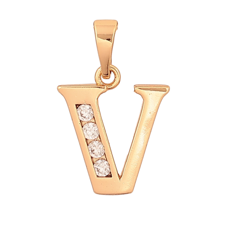 Кулон Xuping цвет Позолота 18K "Буква V" для цепочки до 5 мм фото №20 Кулон Xuping цвет Позолота 18K "Буква V" для цепочки до 5 мм фото №20