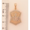 Кулон Xuping цвет Позолота 18K "Мусульманская подвеска с надписью Аллах и инкрустацией цирконием" для цепочки до 7мм фото №3