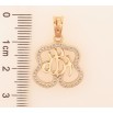 Кулон Xuping цвет Позолота 18K "Мусульманская подвеска с надписью Аллах и кристаллами" для цепочки до 6мм фото №3