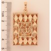 Кулон Xuping цвет Позолота 18K "Мусульманская подвеска с резной надписью Аллах" для цепочки 7мм фото №4