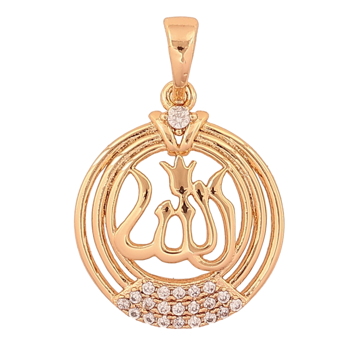 Кулон Xuping колір Позолота 18K "Мусульманський кулон з написом Аллах" для ланцюжка до 5мм фото №4 Кулон Xuping колір Позолота 18K "Мусульманський кулон з написом Аллах" для ланцюжка до 5мм фото №4
