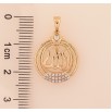 Кулон Xuping колір Позолота 18K "Мусульманський кулон з написом Аллах" для ланцюжка до 5мм фото №3