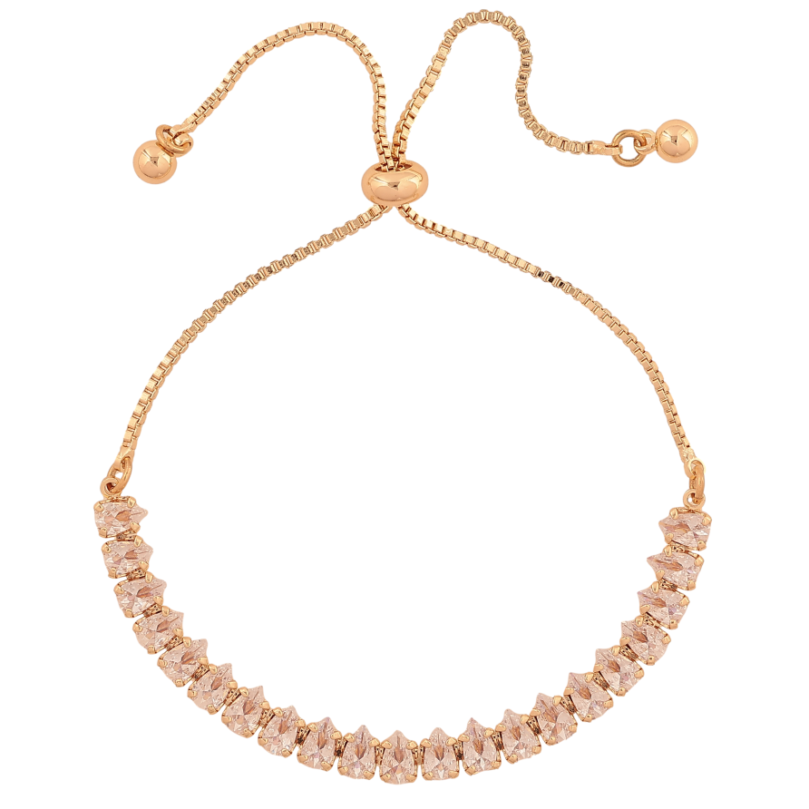 Браслет Xuping M&L колір 18К "Доріжка кристалів" на бігунку 8-23см х 1-5мм фото №1 Браслет Xuping M&L колір 18К "Доріжка кристалів" на бігунку 8-23см х 1-5мм фото №1