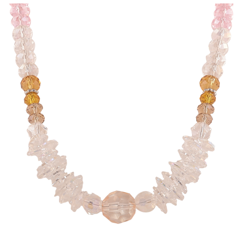 Бусы "Узор из бусин"  длина 50-53см х 6-16мм фото №1