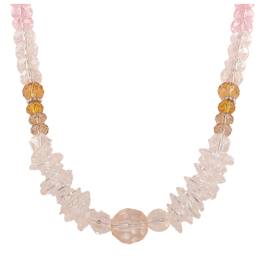 Бусы "Узор из бусин"  длина 50-53см х 6-16мм фото №1