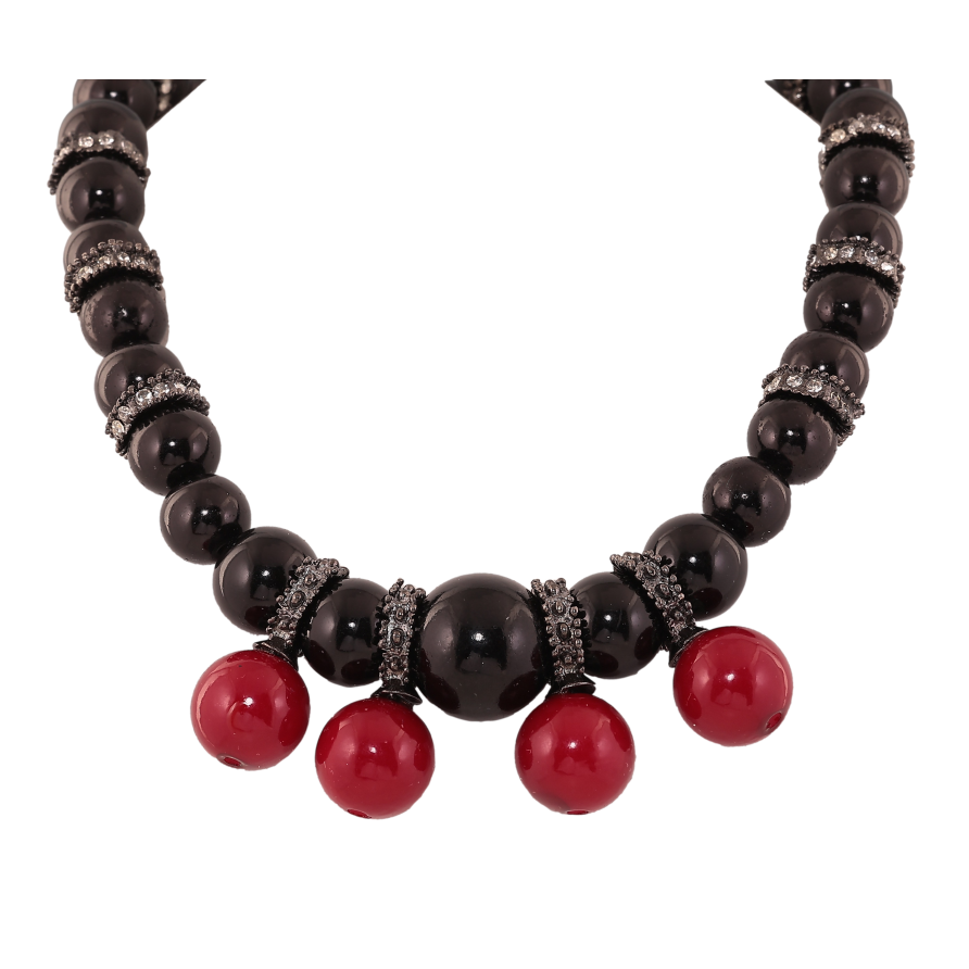 Намисто "Візерунок з намистин" довжина  48см х 10-20мм фото №1