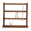 Підставка під прикраси (браслети, каблучки і ​​т.д.) Дерев'яна 30х28.5х8.3см (18 металевих гачка) дивіться опис фото №3