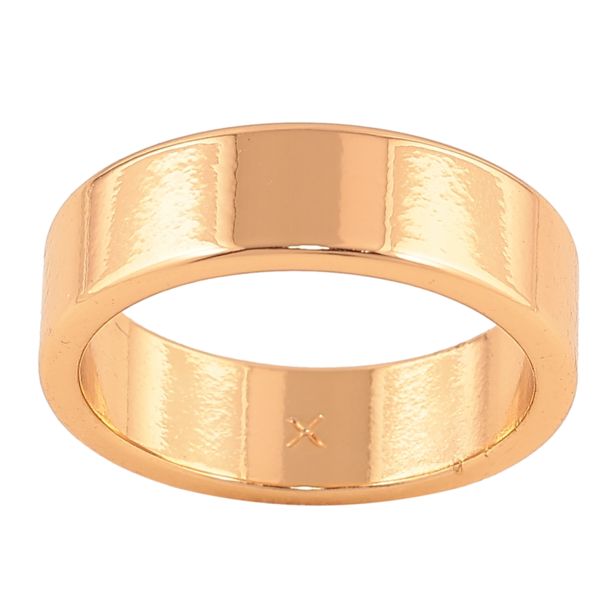 Кольцо Xuping Позолота 18K "Американка Обручальное 6мм" фото №1