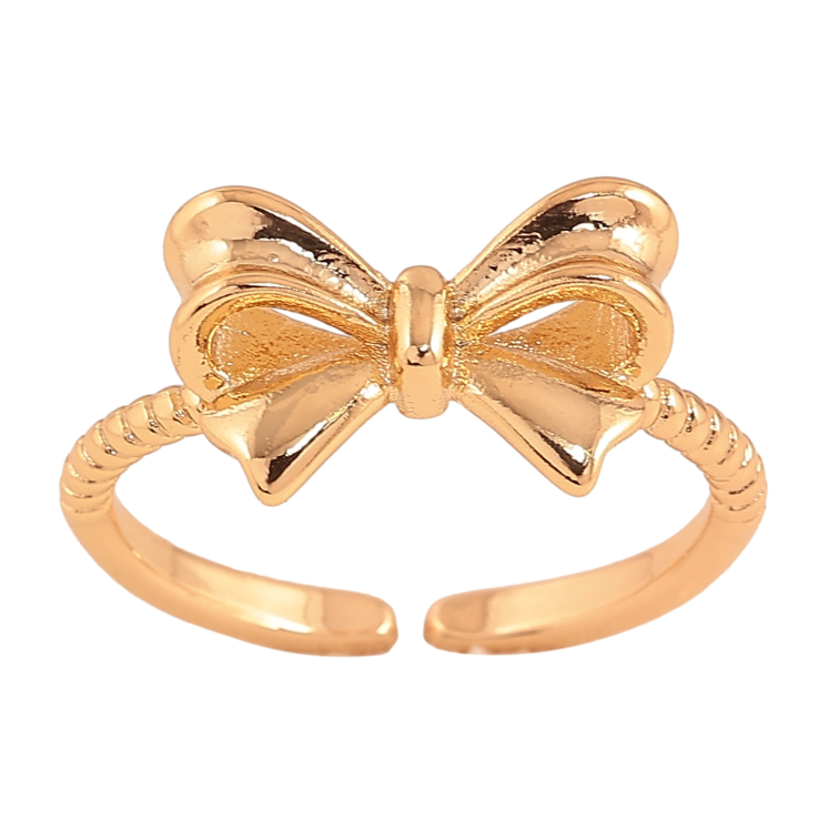 Кольцо Xuping цвет Позолота 18K "Бант"  фото №2