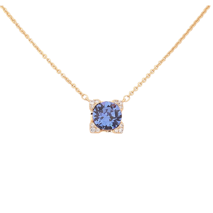 Кулон на ланцюжку Xuping колір 18K з кр-ми Swarovski "Кристал Sapphire в декоративній оправі" довжина 41-46см х 1мм фото №19 Кулон на ланцюжку Xuping колір 18K з кр-ми Swarovski "Кристал Sapphire в декоративній оправі" довжина 41-46см х 1мм фото №19