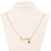 Кулон на ланцюжку Xuping колір 18K з кр-ми Swarovski "Good luck з кристальною зірочкою Vitrail Medium" довжина 42-47см х 1мм фото №2