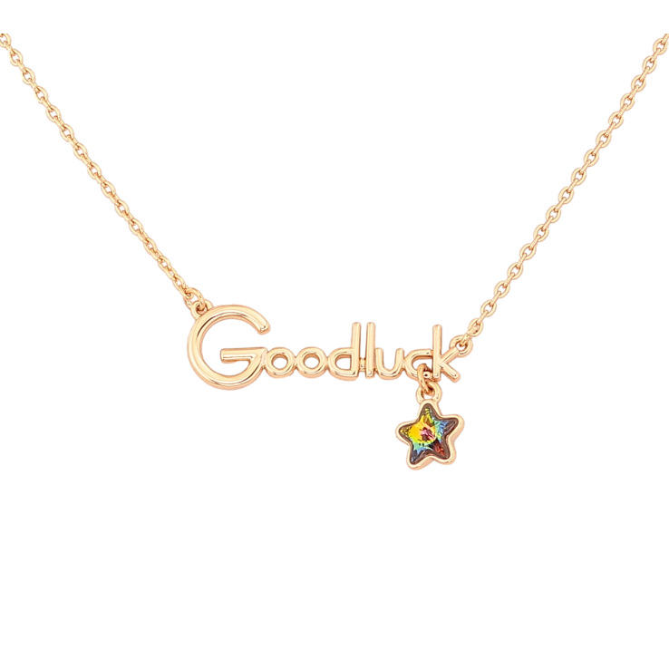 Кулон на ланцюжку Xuping колір 18K з кр-ми Swarovski "Good luck з кристальною зірочкою Vitrail Medium" довжина 42-47см х 1мм фото №21 Кулон на ланцюжку Xuping колір 18K з кр-ми Swarovski "Good luck з кристальною зірочкою Vitrail Medium" довжина 42-47см х 1мм фото №21