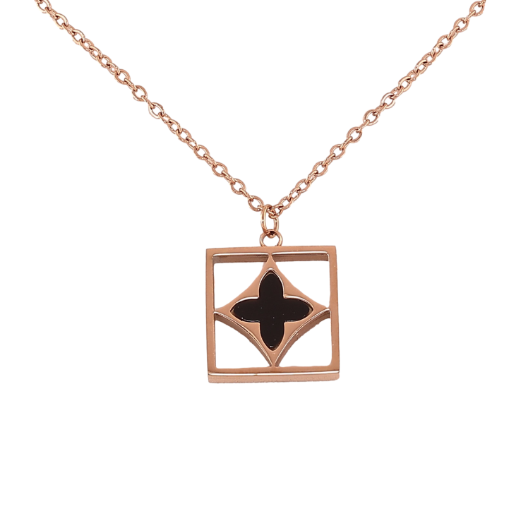 Підвіска на ланцюжку Нержавіюча сталь "Конюшина" довжина 41-46см х 1.5мм фото №8