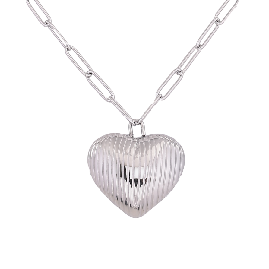 Подвеска на цепочке Нержавеющая сталь "Сердечко" длина 67-72см х 3мм фото №1 Подвеска на цепочке Нержавеющая сталь "Сердечко" длина 67-72см х 3мм фото №1