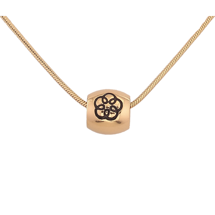 Підвіска на ланцюжку Xuping ТТМ Stainless Steel колір 14К "Намистина з квіточкою" довжина 45-50см х 1мм фото №23 Підвіска на ланцюжку Xuping ТТМ Stainless Steel колір 14К "Намистина з квіточкою" довжина 45-50см х 1мм фото №23