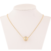 Подвеска на цепочке Xuping цвет Позолота 14K "Бусина с кристаллами" длина 40-45см х 1мм фото №2