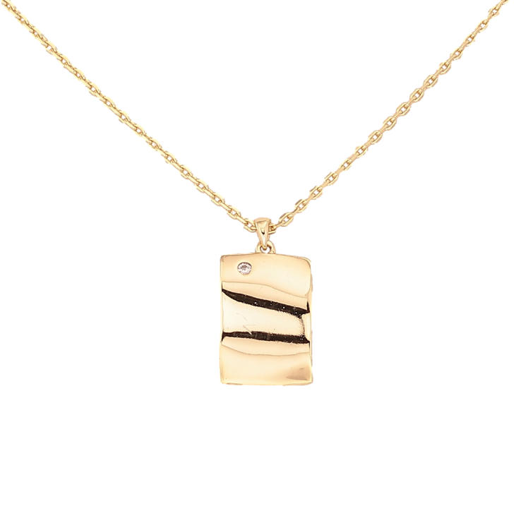 Подвеска на цепочке Xuping цвет Позолота 14K "Прямоугольная подвеска с кристаллом" длина 45-50см х 1мм фото №19