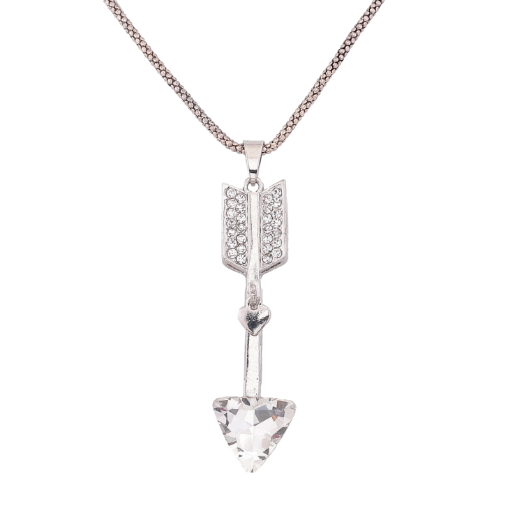 Подвеска на цепочке "Стрела" длина 43-48см х 3мм фото №4