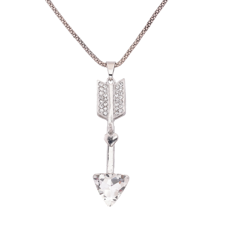 Подвеска на цепочке "Стрела" длина 43-48см х 3мм фото №1