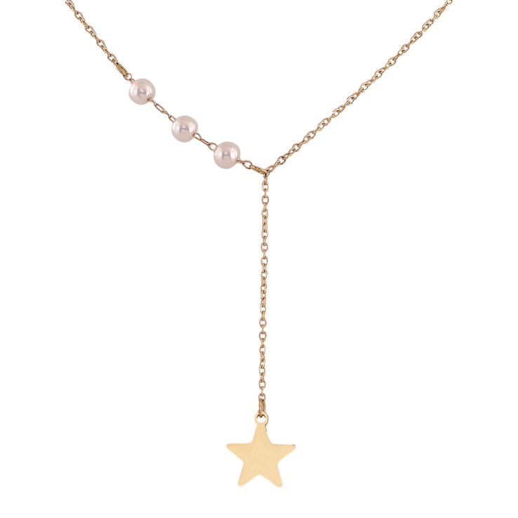 Підвіски на ланцюжку Xuping ТТМ Stainless Steel колір 14К ""Візерунок з перлинними намистинами та зіркою" довжина 45-50см х 1.5мм фото №19 Підвіски на ланцюжку Xuping ТТМ Stainless Steel колір 14К ""Візерунок з перлинними намистинами та зіркою" довжина 45-50см х 1.5мм фото №19