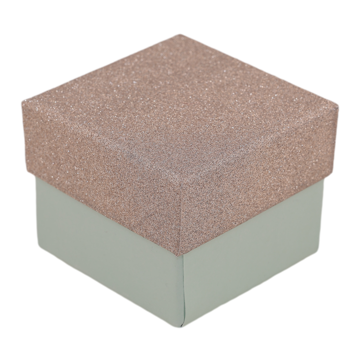 Подарункова коробка з шиммером Під каблучку Розмір 5х5см h= 4см фото №2 Подарункова коробка з шиммером Під каблучку Розмір 5х5см h= 4см фото №2