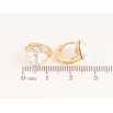 Серьги Xuping цвет 14K с кристаллами Swarovski колечки "Кристаллы Clear" фото №2 Серьги Xuping цвет 14K с кристаллами Swarovski колечки "Кристаллы Clear" фото №2