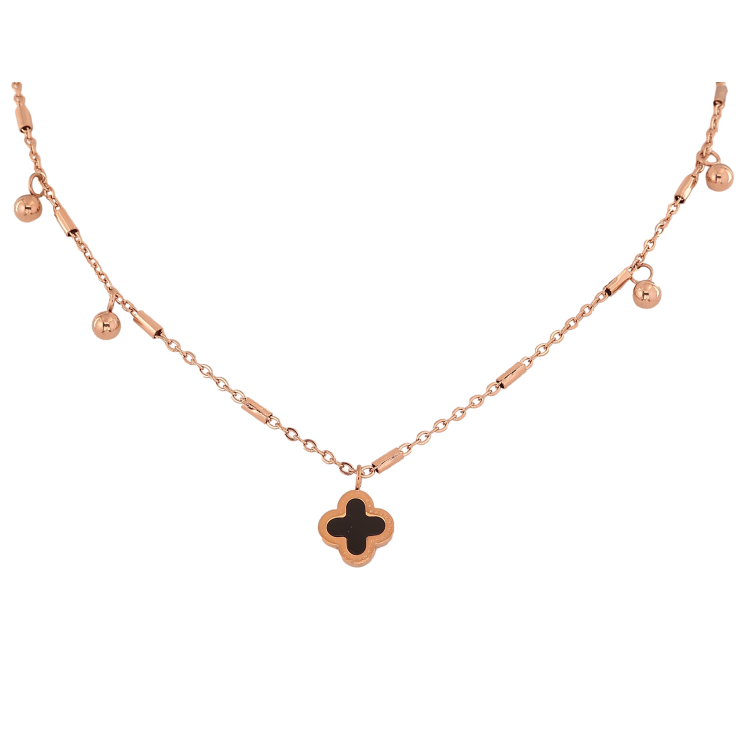 Кольє Нержавіюча сталь "Конюшина" довжина 42-46см х 2мм фото №22