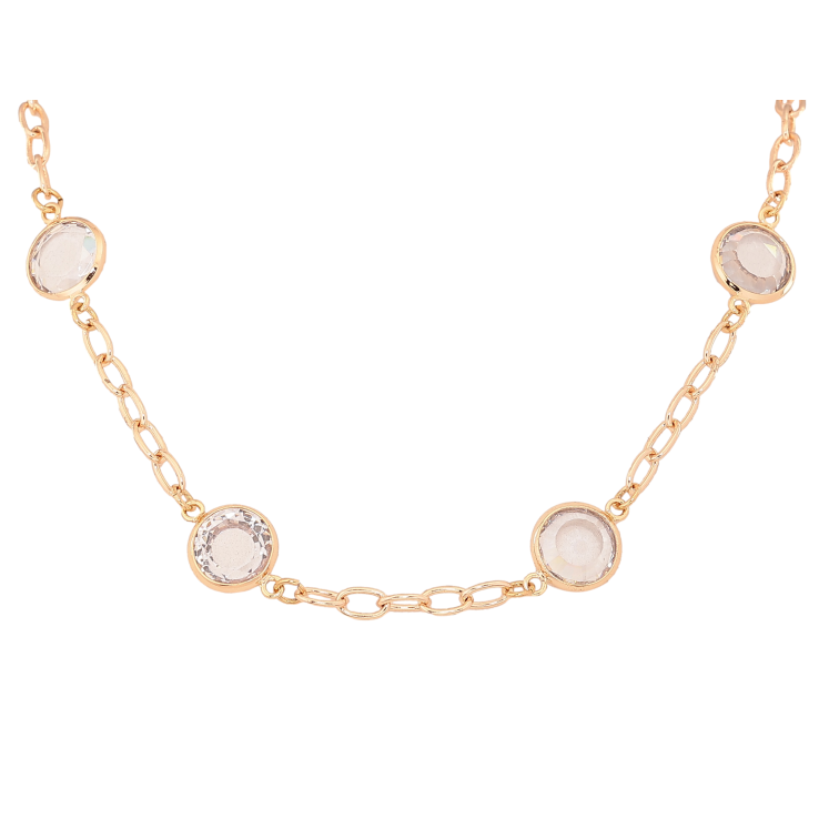 Кольє Xuping M&L колір 18К "Ланцюжок з кристалами" розмір 44-49см х 4-11мм фото №12