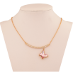 Колье Xuping цвет Позолота 18K с кристаллами Swarovski "Кристальная бабочка Rose" длина 44-48см х 1мм фото №3 Колье Xuping цвет Позолота 18K с кристаллами Swarovski "Кристальная бабочка Rose" длина 44-48см х 1мм фото №3
