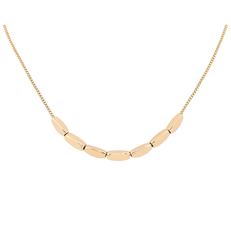 Колье Xuping цвет Позолота 14K "Цепочка с бусинами" длина 40-46см х 1-4мм фото №21