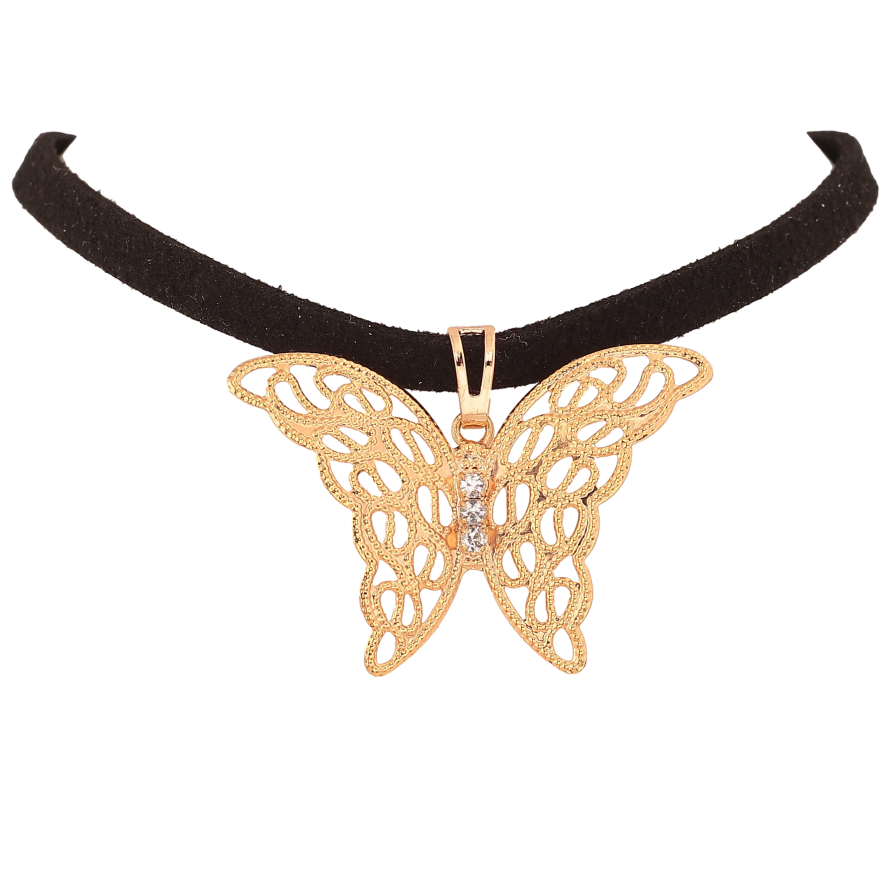 Чокер Xuping колір Позолота 18К "Метелик" довжина 31-41см х 5мм фото №1
