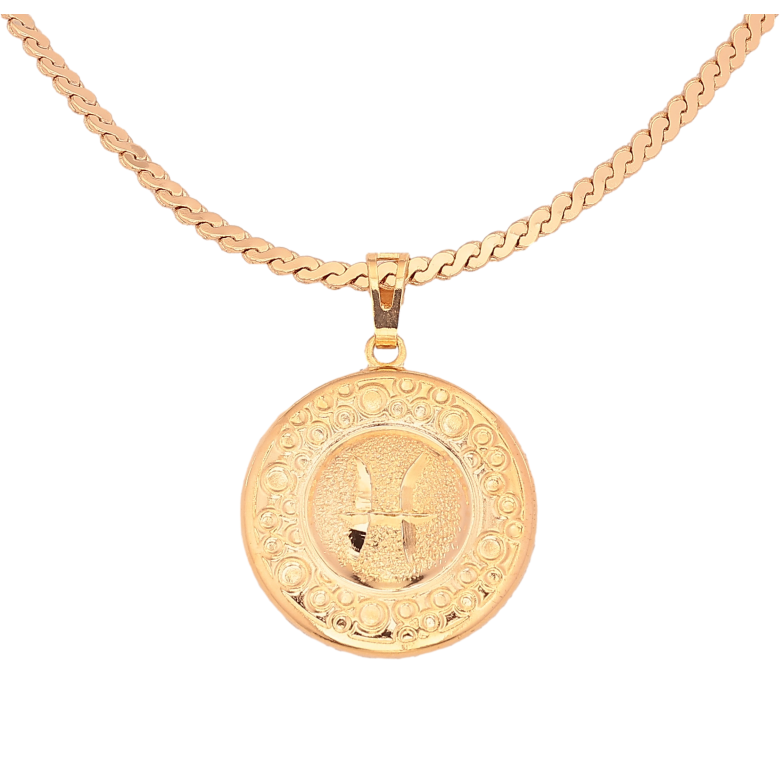 Кулон на ланцюжку(210290) Xuping колір Позолота 18К "Знак Зодіаку" (на вибір) довжина 50см х 3мм У подарунковому мішечку! фото №1