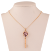 Кулон Xuping цвет 18K с кр-ми Swarovski на цепочке "Ключик с кристаллом Antique Pink" длина 40-44см х 1мм фото №4 Кулон Xuping цвет 18K с кр-ми Swarovski на цепочке "Ключик с кристаллом Antique Pink" длина 40-44см х 1мм фото №4