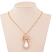 Кулон Xuping цвет 18K с кр-ми Swarovski на цепочке "Бант с кристаллом Clear" дл. 40-45см х 2мм фото №2 Кулон Xuping цвет 18K с кр-ми Swarovski на цепочке "Бант с кристаллом Clear" дл. 40-45см х 2мм фото №2