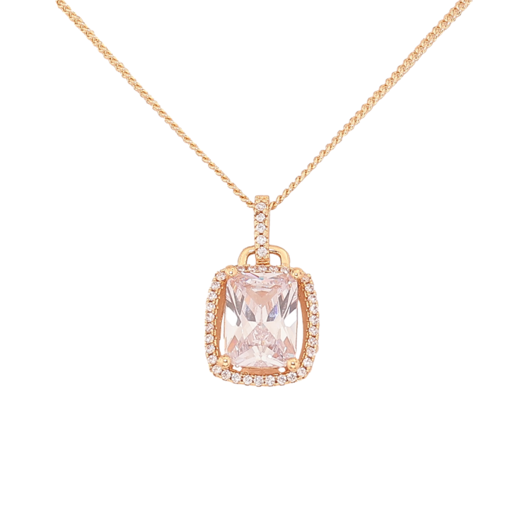 Кулон на ланцюжку Xuping M&L колір Позолота 18K "Кристал в обрамленні 13х14мм" довжина 45см х 1мм фото №8 Кулон на ланцюжку Xuping M&L колір Позолота 18K "Кристал в обрамленні 13х14мм" довжина 45см х 1мм фото №8