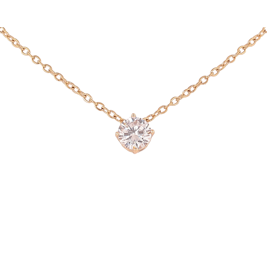 Кулон на цепочке Xuping M&L цвет 18К "Кристалл, ø 7мм" размер 40-45см х 2мм фото №1 Кулон на цепочке Xuping M&L цвет 18К "Кристалл, ø 7мм" размер 40-45см х 2мм фото №1