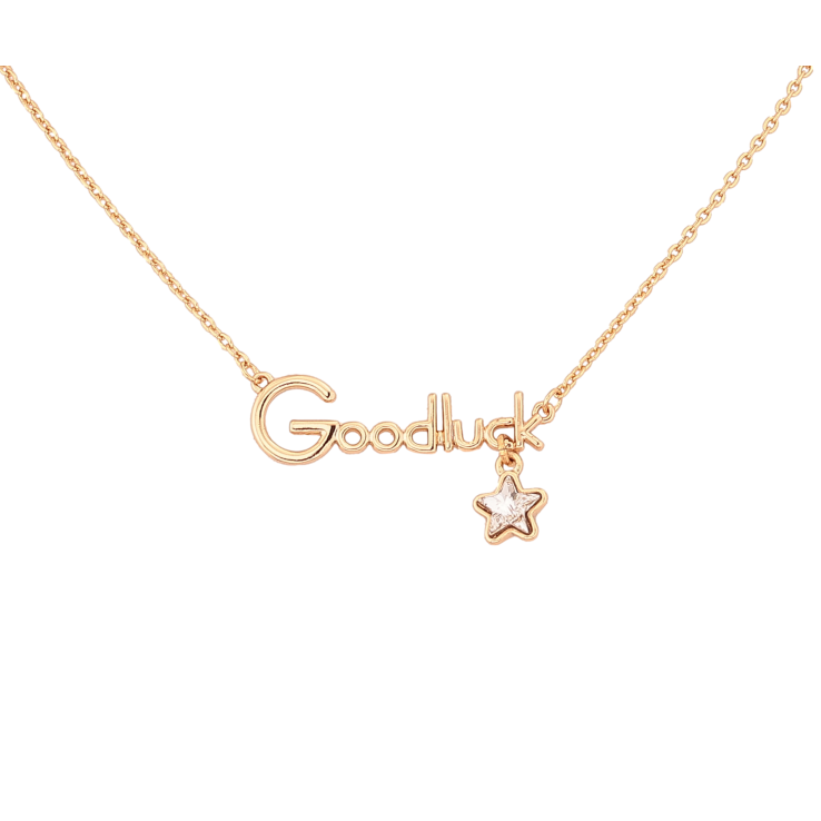Кулон на ланцюжку Xuping колір 18K з кр-ми Swarovski "Good luck з кристальною зірочкою Clear" довжина 42-47см х 1мм фото №22 Кулон на ланцюжку Xuping колір 18K з кр-ми Swarovski "Good luck з кристальною зірочкою Clear" довжина 42-47см х 1мм фото №22